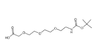 Boc-NH-PEG3-CH2COOH，462100-06-7，5,8,11-三氧雜-2-氮雜十三烷二酸-1-叔丁酯