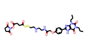 cas:1222787-24-7，2,5-Dioxopyrrolidin-1-yl 4-((2-((2-(2-(4-(2,6-dioxo-1,3-dipropyl-2,3,6,9-tetrahydro-1H-purin-8-yl)phenoxy)acetamido)ethyl)amino)ethyl)disulfanyl)-4-oxobutanoate