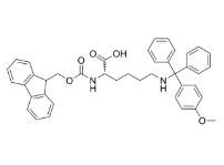 cas:159857-60-0，F(xiàn)moc-Lys(MMt)-OH，N-[(9H-芴-9-基甲氧基)羰基]-N＇-[(4-甲氧基苯基)二苯基甲基]-L-賴氨酸